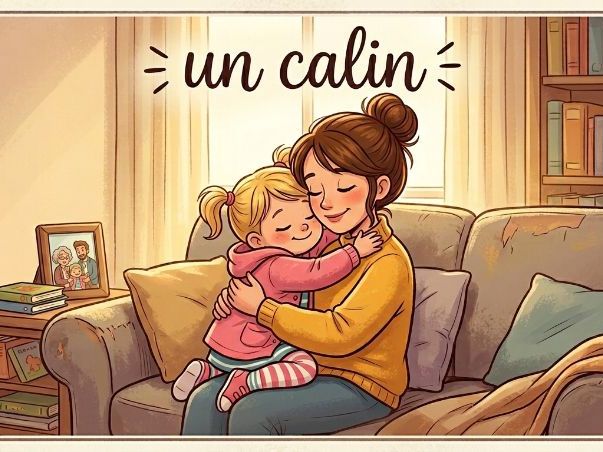 Primary French Song: Un calin