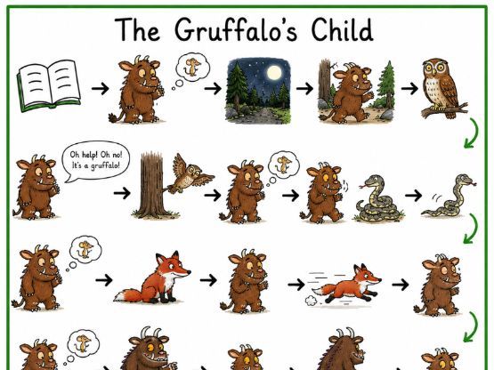 Julia Donaldson set of story map