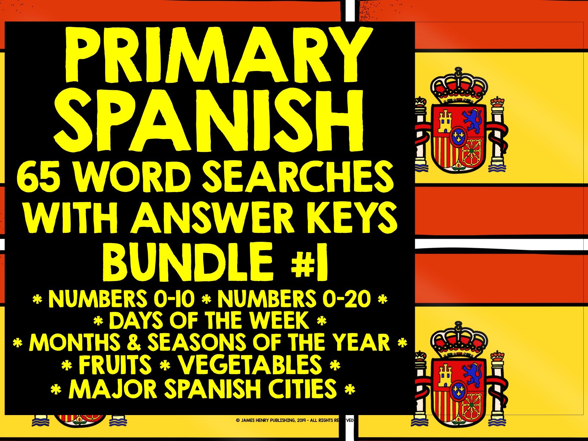 Primary Spanish resources school, education and the world of work
