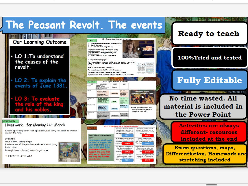 The Peasant Revolt. Events and aftermath