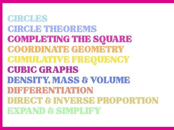 Differentiation | IGCSE Linear A | Higher | 4MA1 | Maths