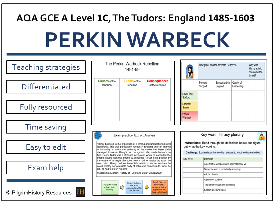 Henry VII & The Perkin Warbeck Rebellion: Legitimacy, Threat and Control | AQA A Level History
