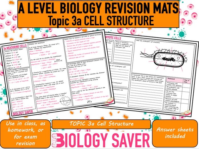 A Level Bio Revision Mats - 3a Cell Structure