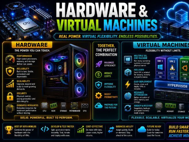 Hardware and Virtual Machines | CS PPT +Worksheets +Activity + Mcq Quiz + Answers_Marking Scheme