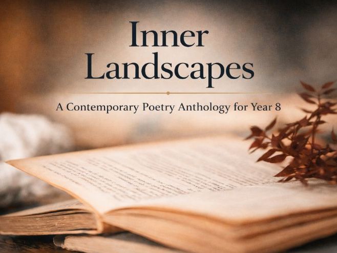 Contemporary Poetry Anthology for Year 8 | Free Verse, Image & Metaphor (KS3 English)