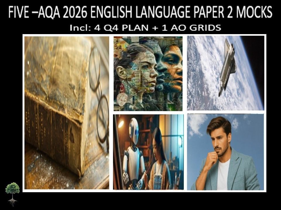 FIVE - AQA PAPER 2 | 2026 FULL MOCKS | Q4 PLAN  | AO GRIDS
