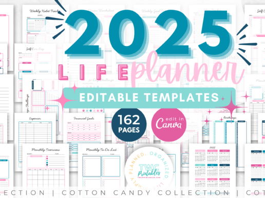 2025 Planner Canva Templates | COTTON CA