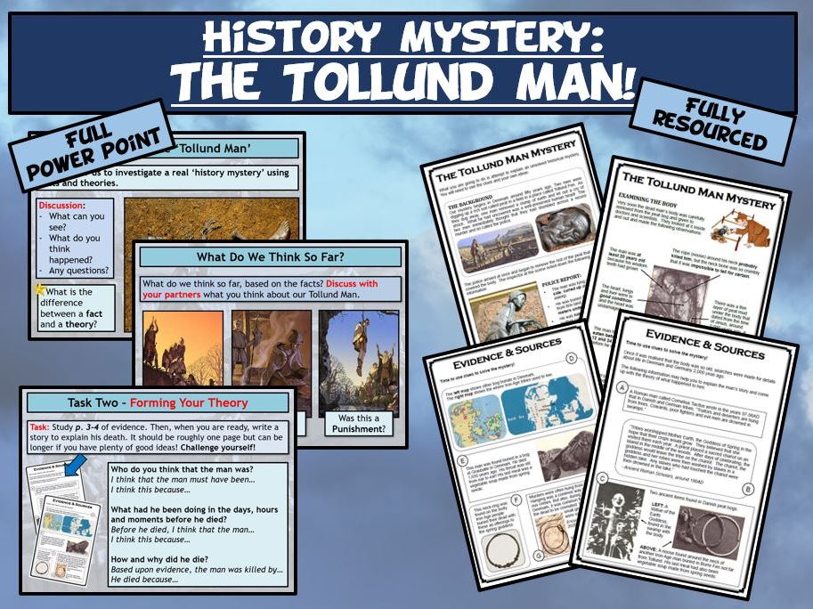 History Mystery Tollund Man Skills Lesson Teaching Resources