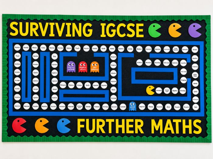 Pacman A-Level/GCSE Further Maths Display
