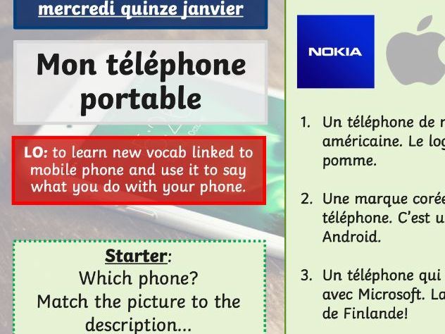 Mon téléphone portable