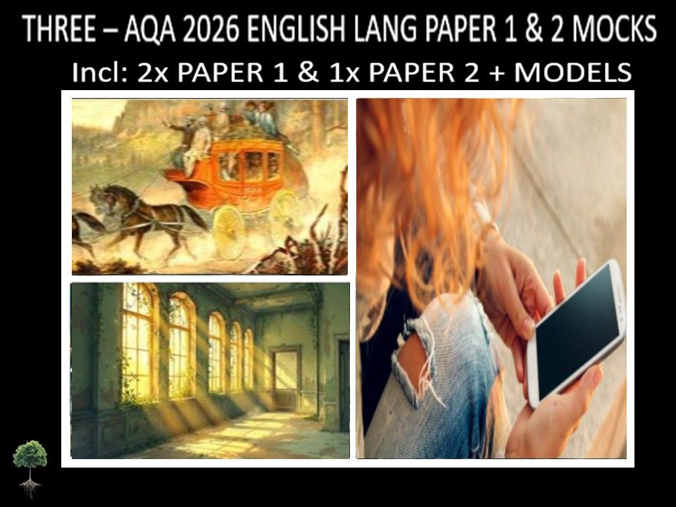 THREE - AQA PAPER 1 & 2 | 2026 FULL MOCKS | MODELS