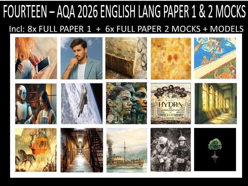 FOURTEEN - AQA PAPER 1 & 2 | 2026 FULL MOCKS | MODELS