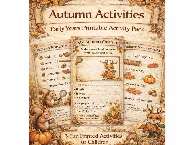 EYFS - Autumn Planning and Resources