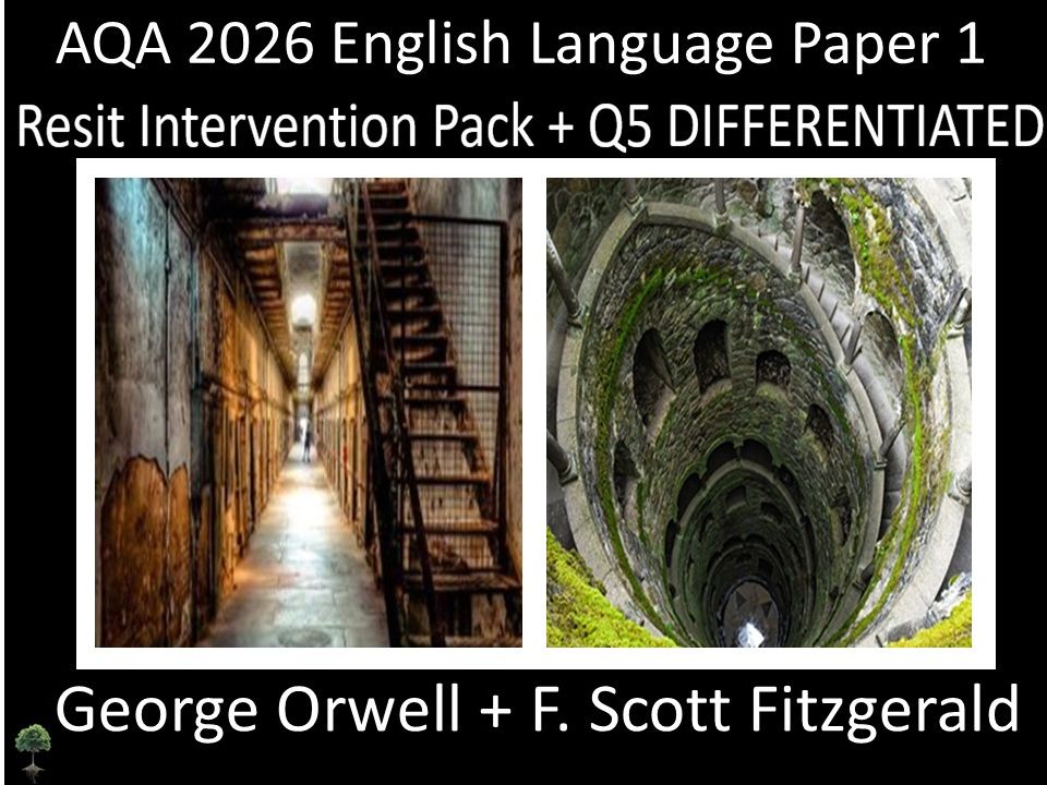 Two AQA 2026 English Language Paper 1| Resit Intervention | Q5 TASKS Differentiated