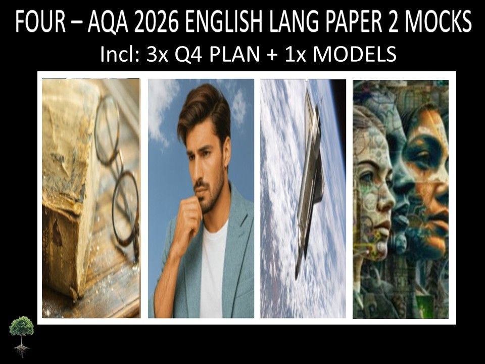 FOUR - AQA PAPER 2 | 2026 FULL MOCKS | Q4 PLAN | MODELS