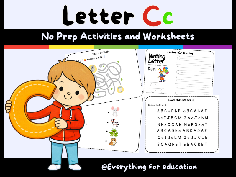 Spark a Love for Letters with the "Letter C" Adventure Pack!