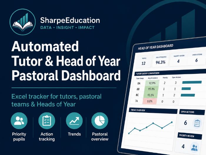 Automated Tutor & Head of Year Pastoral Dashboard