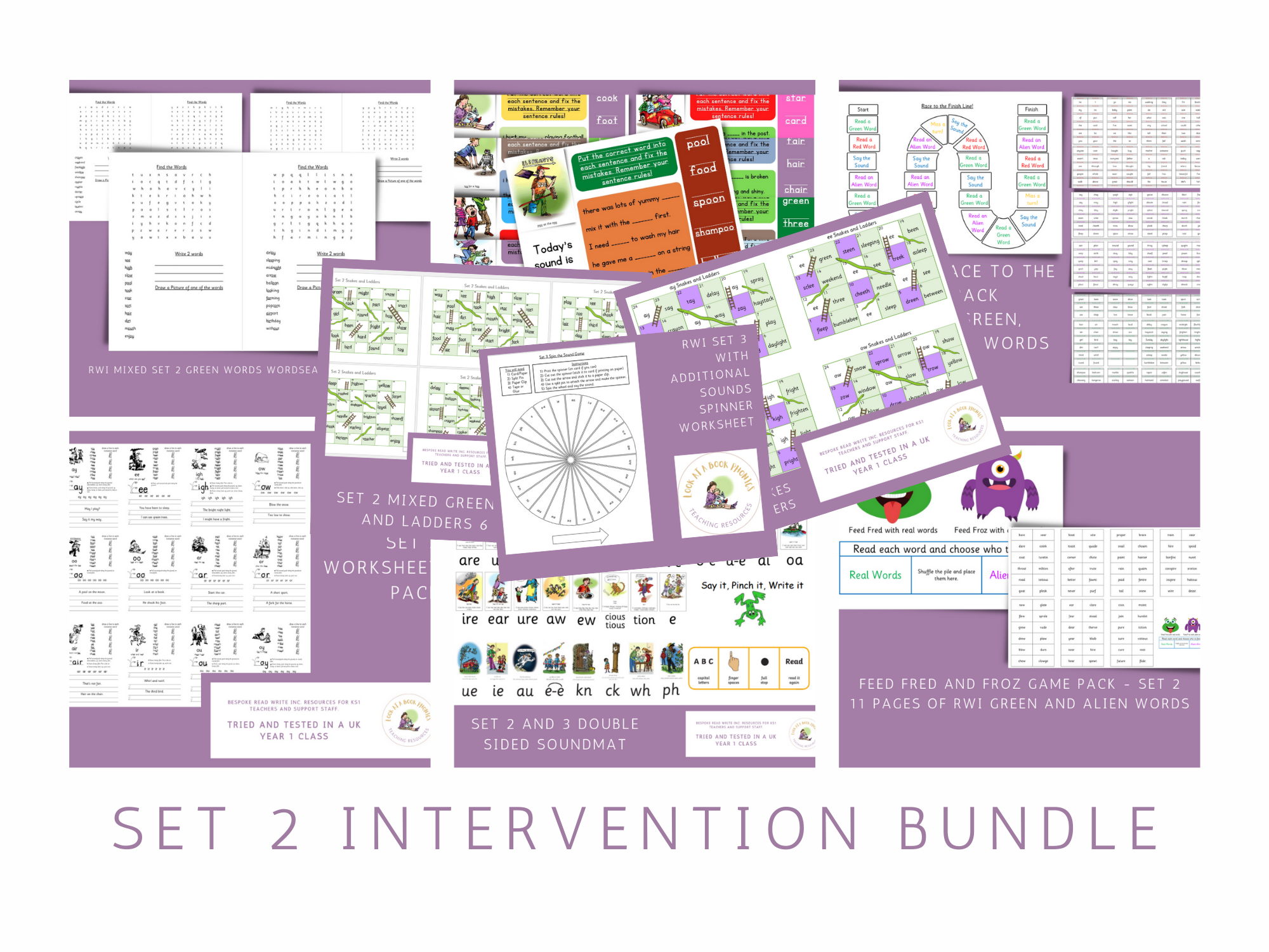 RWI Set 2 Intervention Bundle - 60% off | Teaching Resources
