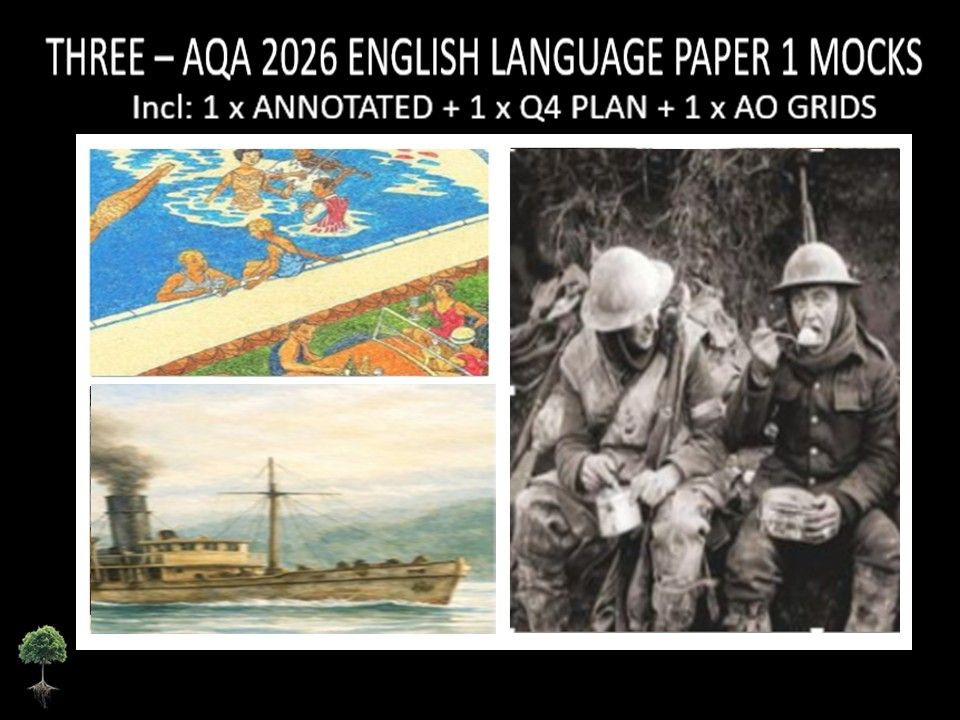 THREE - AQA PAPER 1 | 2026 FULL MOCKS | ANNOTATED | Q4 PLAN | AO GRIDS
