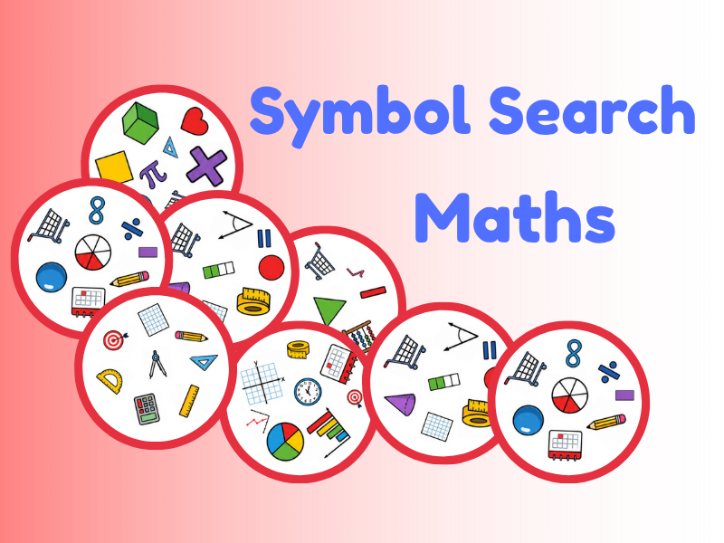 Maths Symbol Search Find the Pairs Game