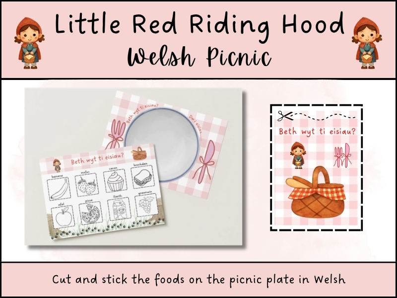 Little Red Riding Hood Welsh Activity
