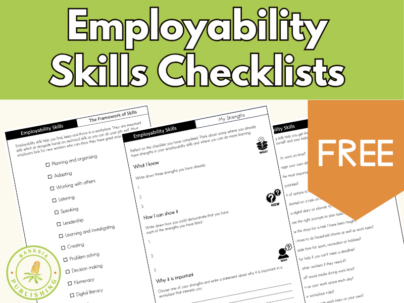 Employability skills checklists freebie