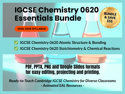 IGCSE Chemistry 0620 Essentials Bundle: Atomic Structure & Stoichiometry