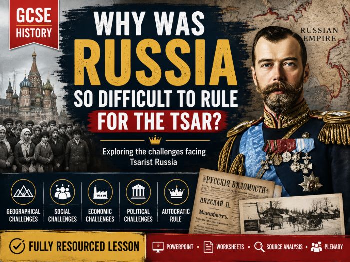 Why was Russia hard to rule?