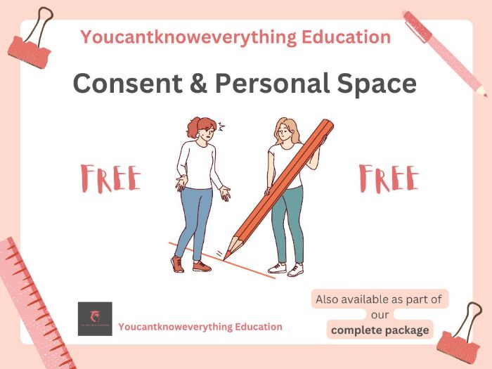 Consent and Personal Space PSHE Lesson
