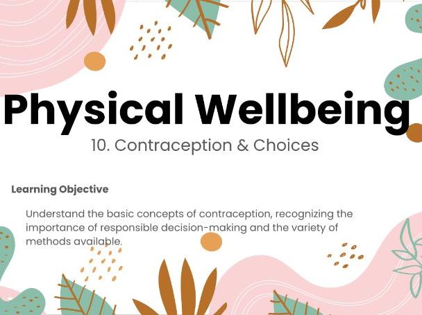 Contraception & Choices – KS4 Year 10 PSHE Lesson on Responsibility and Reproductive Health