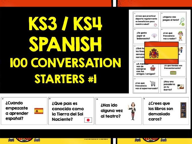 SPANISH CONVERSATION STARTERS #1