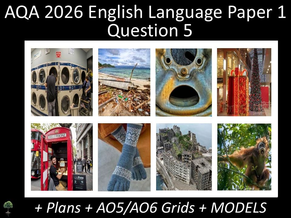 Eight Question 5 - AQA 2026 GCSE English Language Paper 1 | Plans, AO Grids, Models