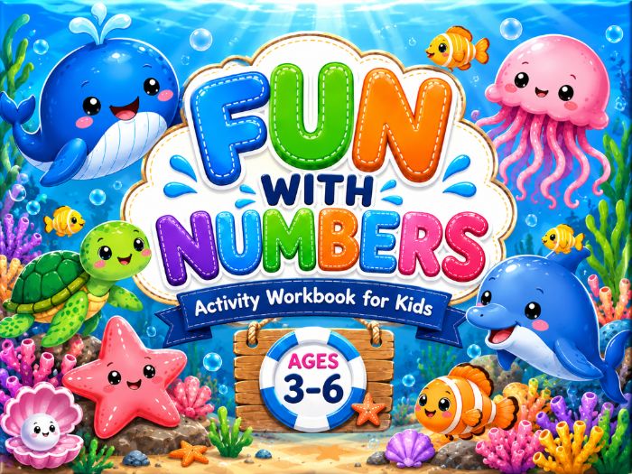 Ocean Activity Workbook | Preschool & Kindergarten