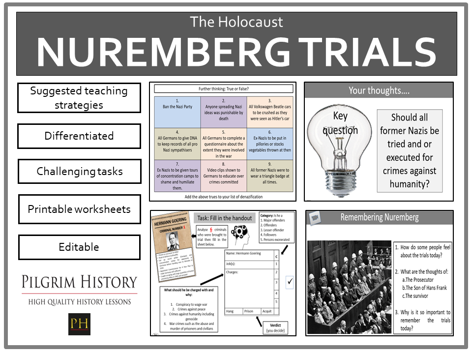 KS3 Holocaust: Nuremberg Trials - Nazi War Crimes & Justice