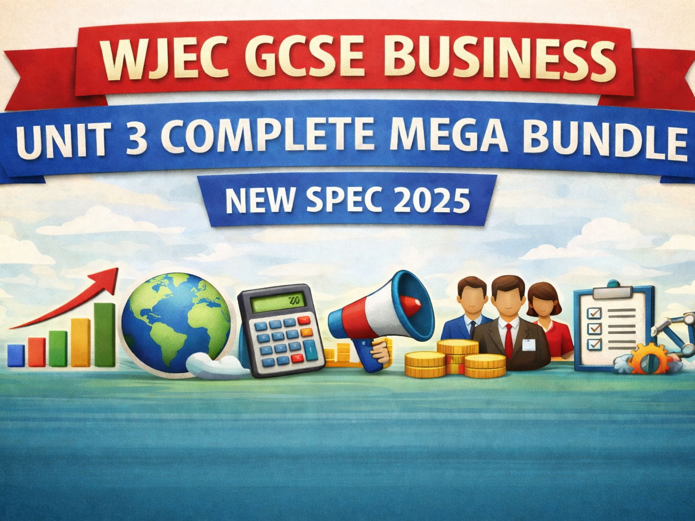 NEW SPEC 2025 WJEC GCSE Business Unit 3 COMPLETE MEGA BUNDLE – Lessons, Revision, Homework, Mocks & Answers