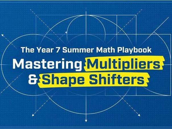 Y7 Math Summer Visual Revision Guide - KS3 Assessment Preparation