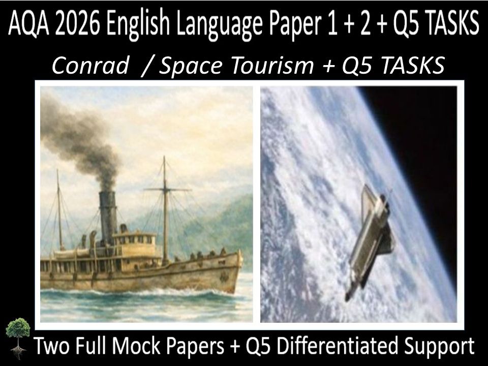 Two AQA 2026 English Language Paper 1 + 2 Mock | Q5 DIFFERENTIATED SUPPORT