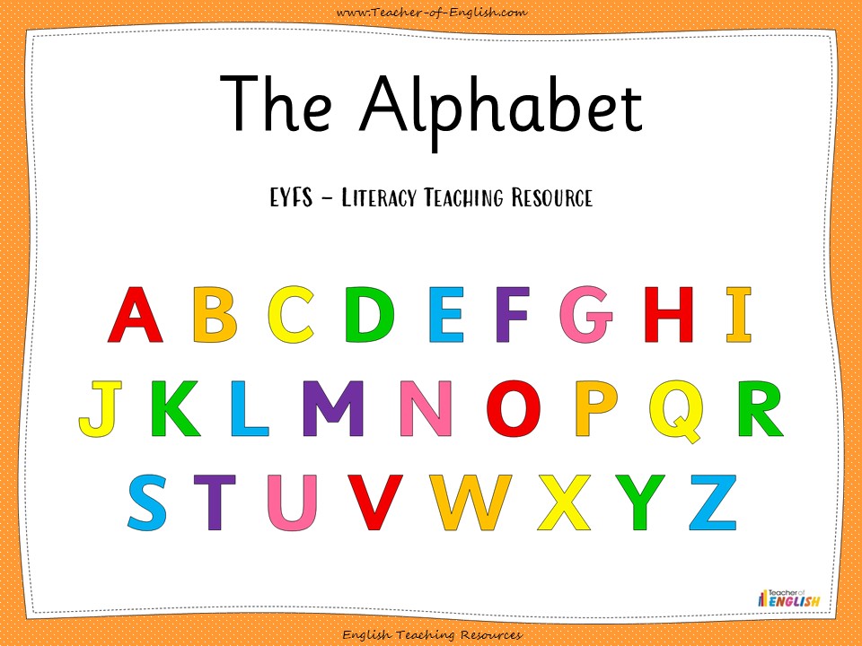 The Alphabet - EYFS