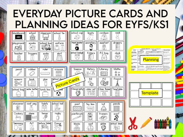 Everyday School Picture Cards & Planning