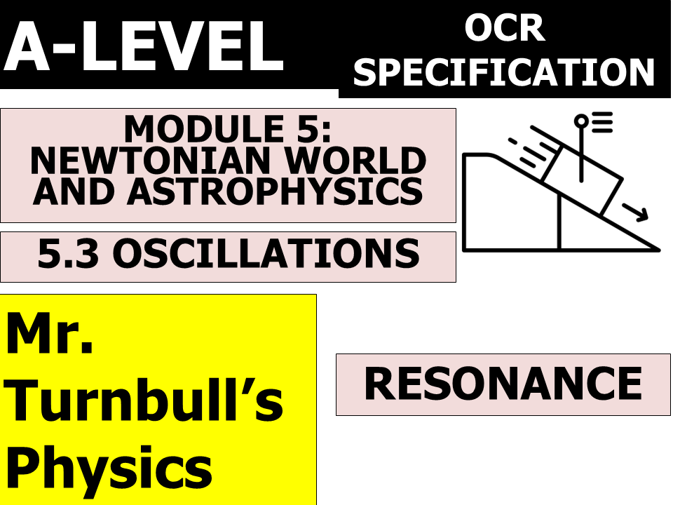 Resonance (OCR A-Level Physics)