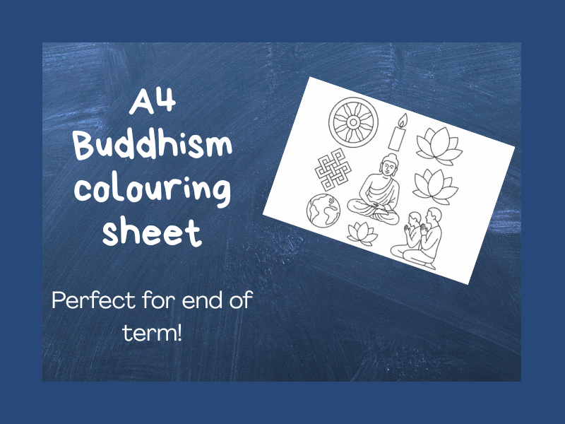 Buddhism Colouring Sheet - Free!