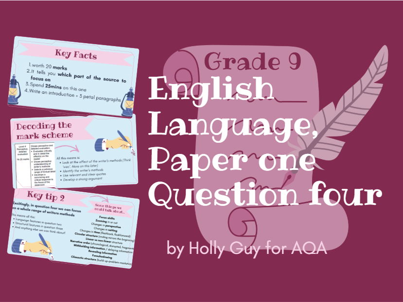 AQA GCSE English Language: Paper 1 Question 4 – Complete Teaching Lesson