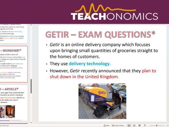 2. Technology and Business - Topic 1.5 - Edexcel GCSE Business - Theme 1