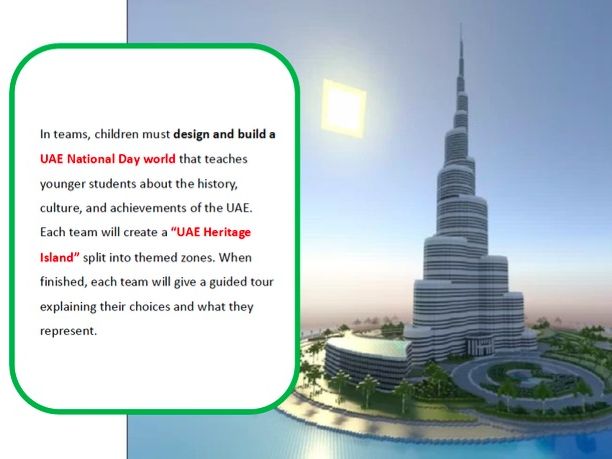 UAE National Day Minecraft Activity