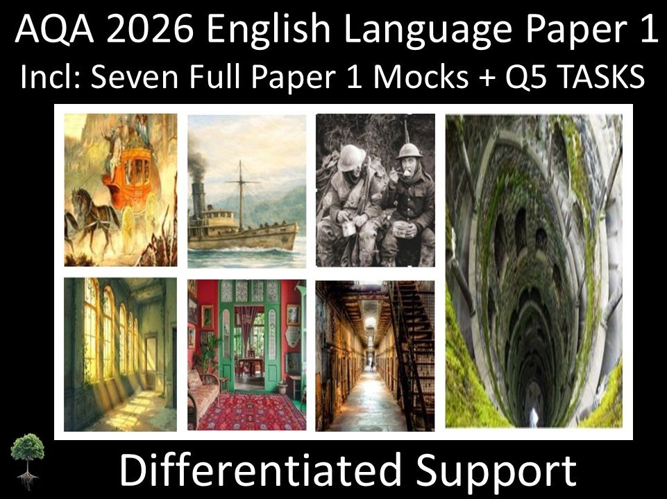 Seven AQA 2026 English Language Paper  | Q5 TASKS Differentiated