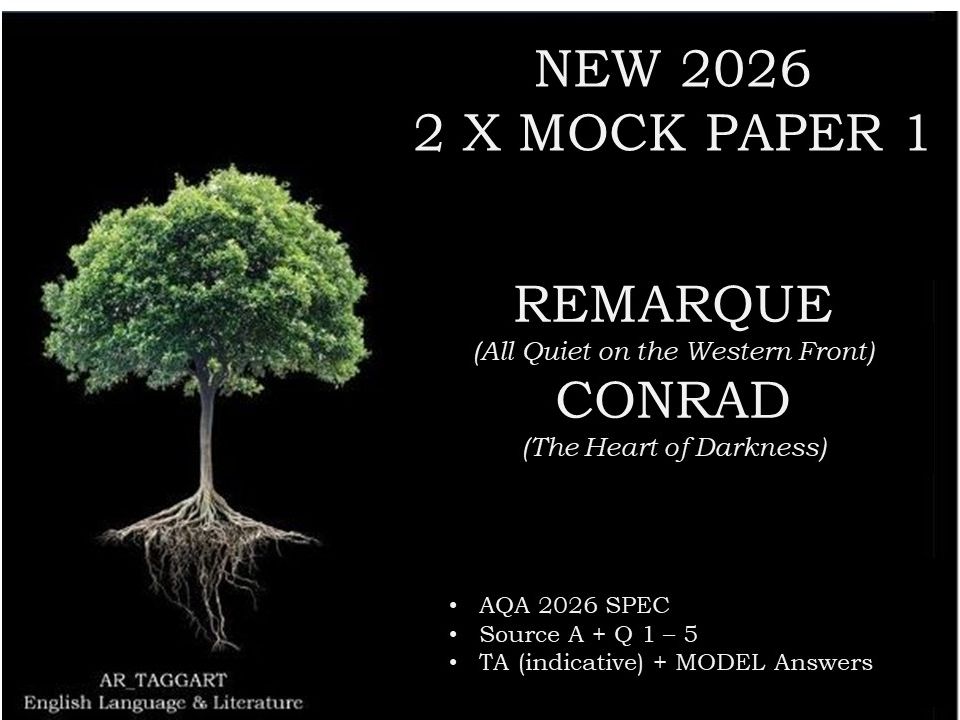 REMARQUE & CONRAD - PAPER 1  | 2026 FULL MOCKS |  MODELS