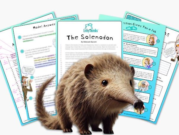 The Solenodon - LinkyThinks Non-fiction Reading Comprehension | KS2, KS3, SATs, 11+