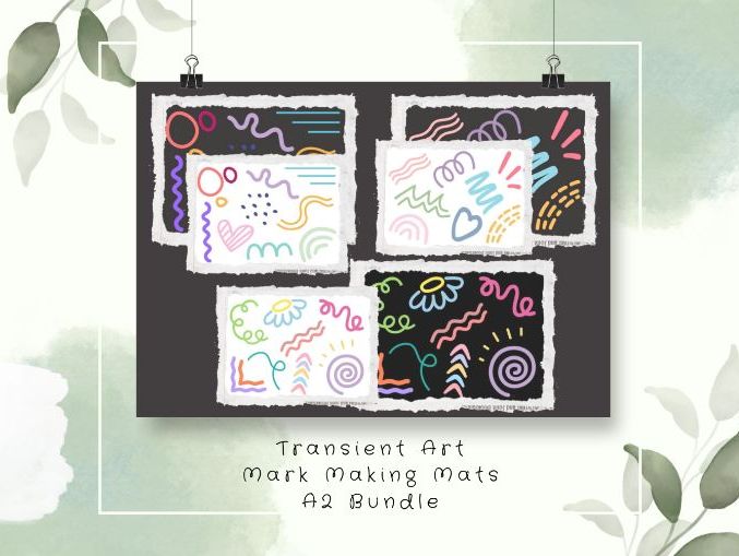Transient Art Mark Making Mats - A2 Bundle