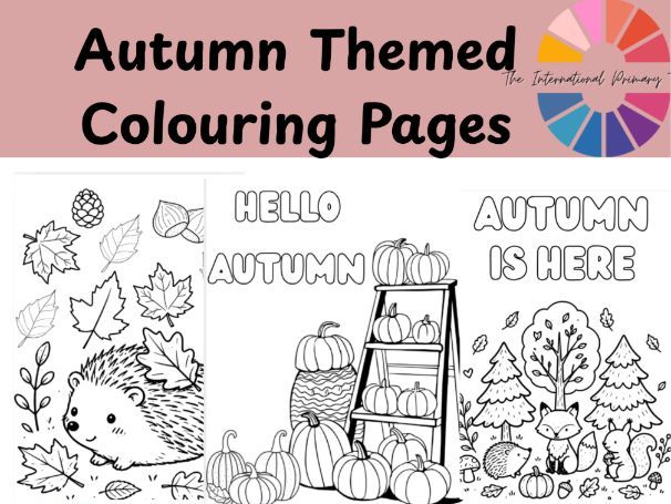 Autumn Colouring Pages | Fall Colouring Pages | EYFS KS1 Colouring Pages