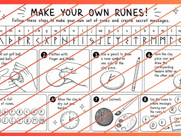 KS2 Vikings - Rune Making Craft Activity